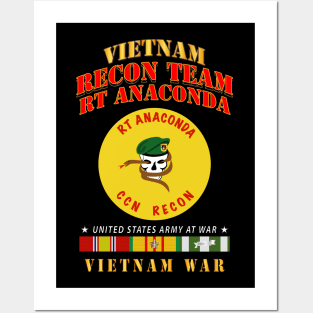 Recon Team - RT Anaconda - Vietnam War w VN SVC Posters and Art